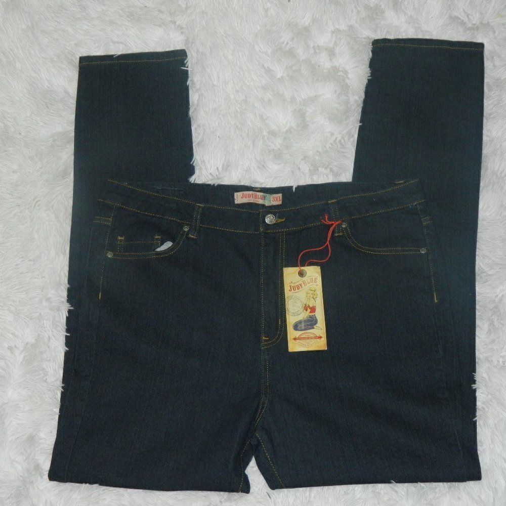 Judy‎ Blue Jeans Plus  Size 5XL Dark Wash Bootcut